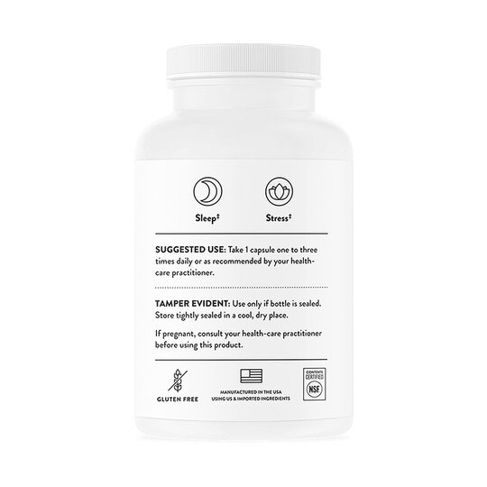 Theanine, 90 Veg Capsules, THR
