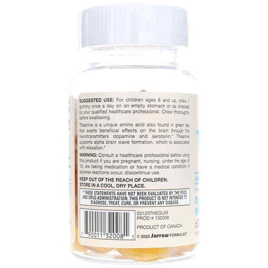 Theanine Gummies 100 Mg Apple, 60 Gummies, JRF