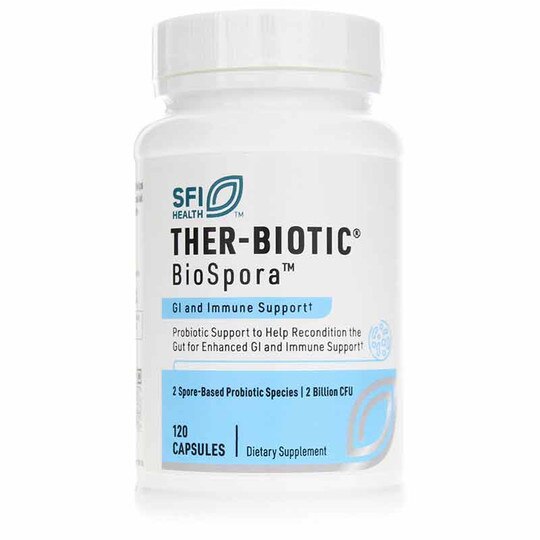 Ther-Biotic, Biospora Probiotic 2 Billion CFU, 120 Veg Capsules, KL