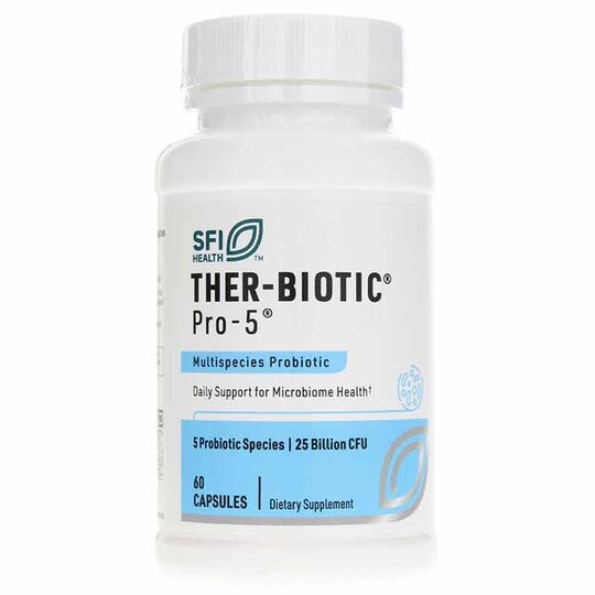 Ther-Biotic Pro-5 25 Billion CFU Probiotic, 60 Veg Capsules, KL