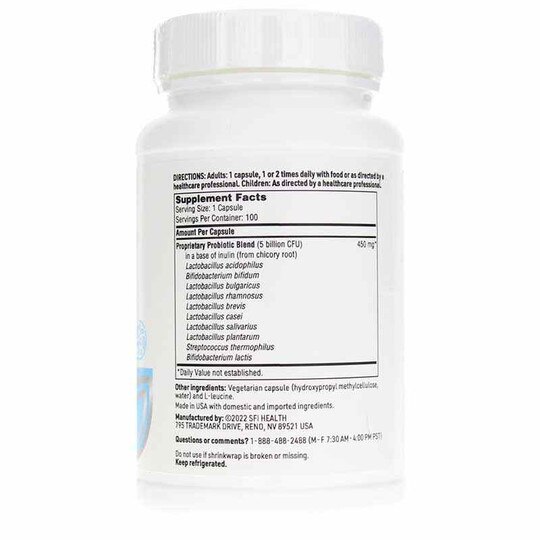 Ther-Biotic Vital-10 Multispecies Probiotic 5 Billion CFU, 100 Caps, KL