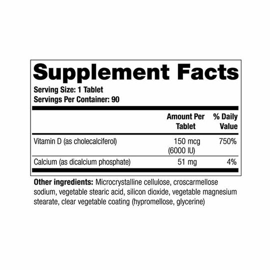 Thera-D 6000, 90 Tablets, THGX