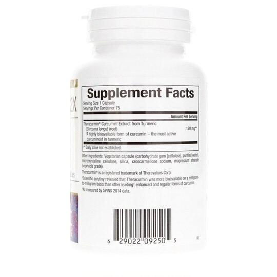 Theracurmin 2X 120 Mg, 75 Veg Capsules, BCN