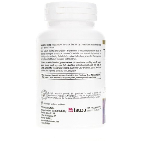 Theracurmin 2X 120 Mg, 75 Veg Capsules, BCN
