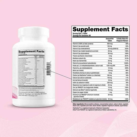 TheraNatal Core Preconception, 90 Tablets, THGX