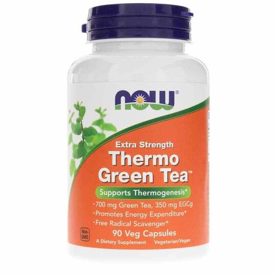 Thermo Green Tea Extra Strength, 90 Veg Capsules, NOW