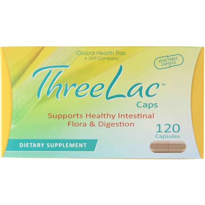 ThreeLac Probiotic Capsules, 120 Capsules, Global Health Trax