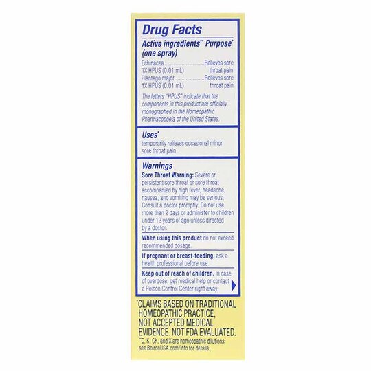 ThroatCalm Spray, .68 Oz, BOR
