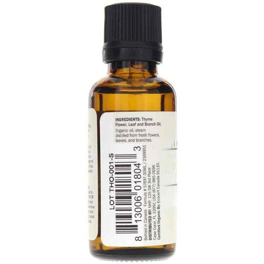 Thyme Organic Essential Oil, 1 Oz, DRM