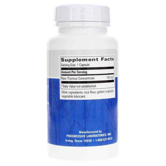 Thymotrate 150 Mg Raw Thymus Concentrate, 100 Capsules, PGL