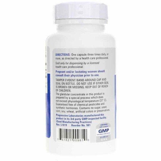 Thymotrate 150 Mg Raw Thymus Concentrate, 100 Capsules, PGL