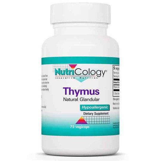 Thymus Natural Glandular, 75 Veg Capsules, NTC