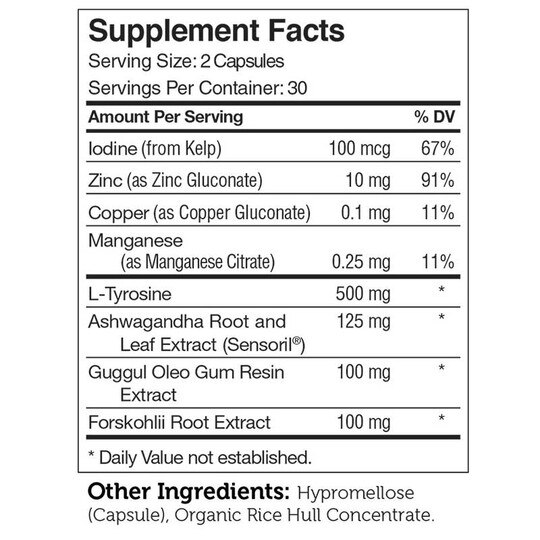 Thyraid Thyroid Support, 60 Capsules, ZHL