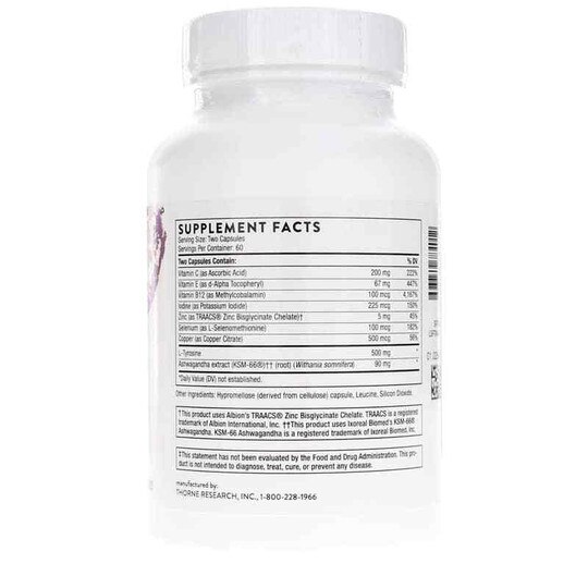 Thyrocsin™ Thyroid Cofactors, 120 Veg Capsules, THR