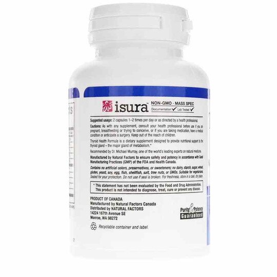Thyroid Health Formula, 60 Veg Capsules, NF