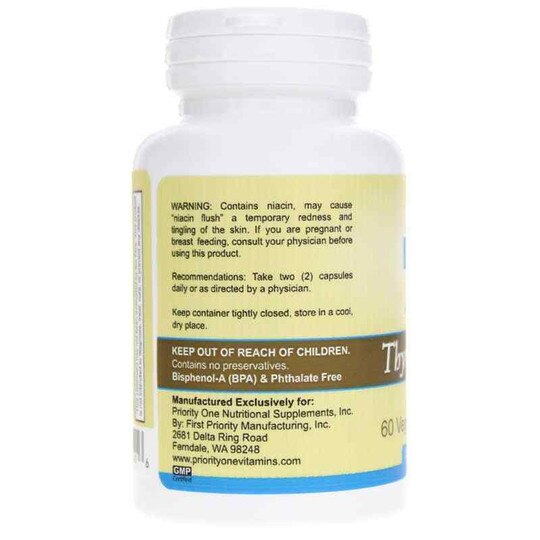 Thyroid Support, 60 Veg Capsules, PRTO