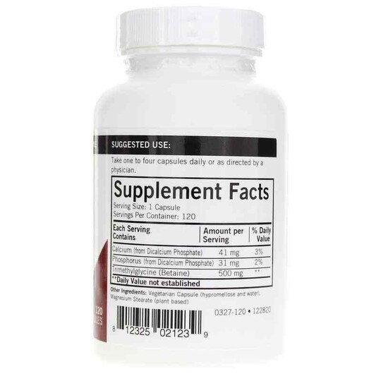 TMG 500 Mg, 120 Capsules, KRK