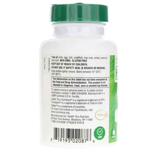 Tocospan Natural Vitamin E Complex, 60 Softgels, HTN