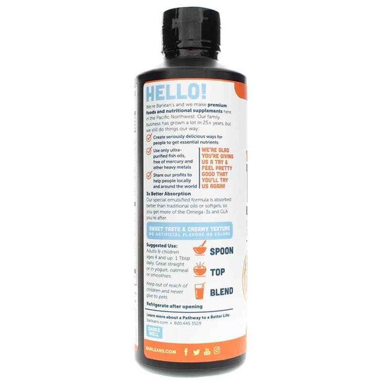 Total Omega 3-6-9, 16 Oz, BOO