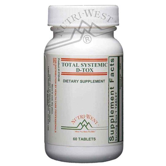 Total Systemic D-Tox, 60 Tablets, NWE
