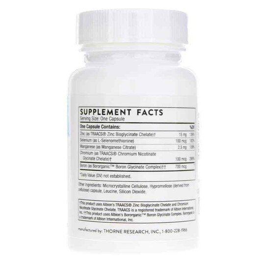 Trace Minerals, 90 Veg Capsules, THR