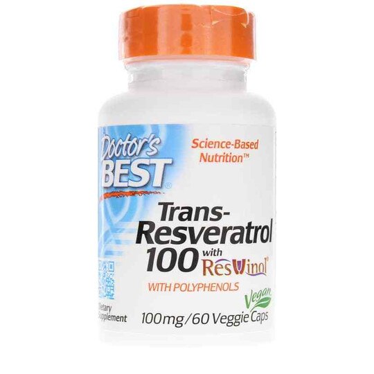 Trans-Resveratrol 100 Mg, 60 Veg Capsules, DRB