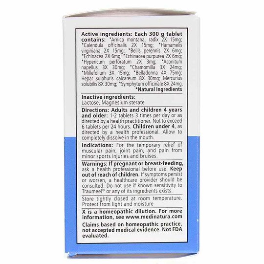 Traumeel Analgesic Tablets, 100 Tablets, MDN