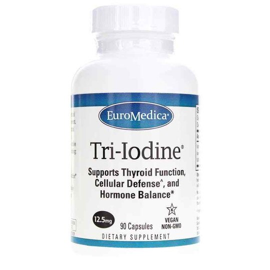 Tri-Iodine 12.5 Mg, 90 Capsules, EUMD