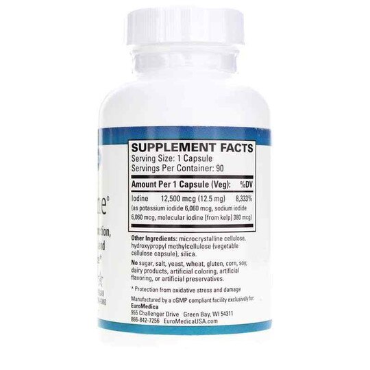 Tri-Iodine 12.5 Mg, 90 Capsules, EUMD