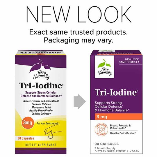 Tri-Iodine 3 Mg, 90 Capsules, TNT