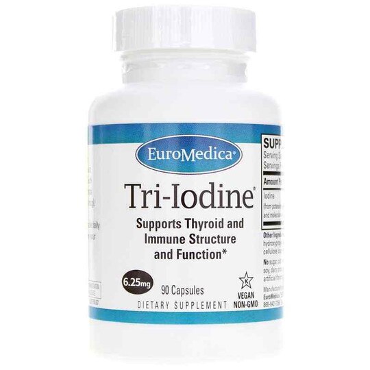 Tri-Iodine 6.25 Mg, 90 Capsules, EUMD