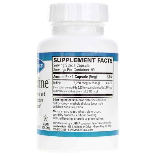 Tri-Iodine 6.25 Mg, 90 Capsules, EUMD