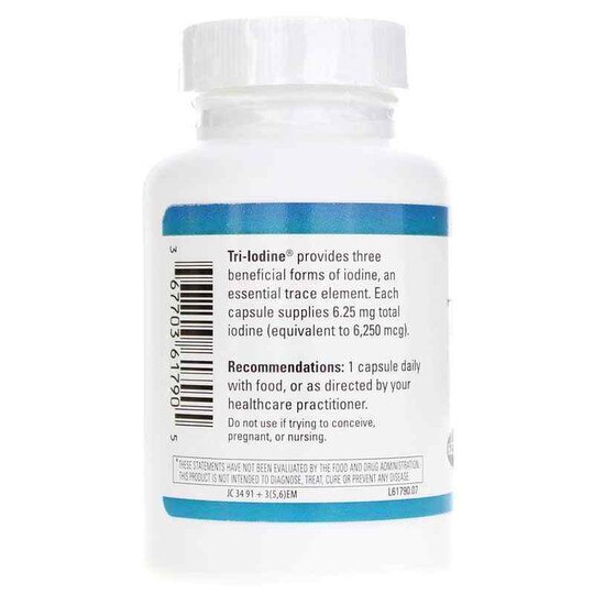 Tri-Iodine 6.25 Mg, 90 Capsules, EUMD