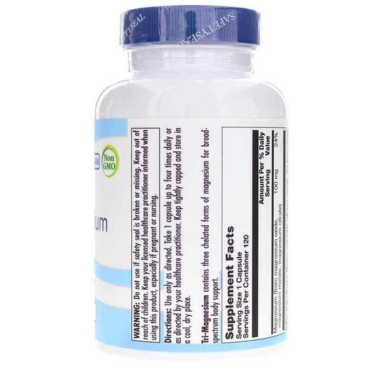 Tri-Magnesium, 120 Veg Capsules, NBG