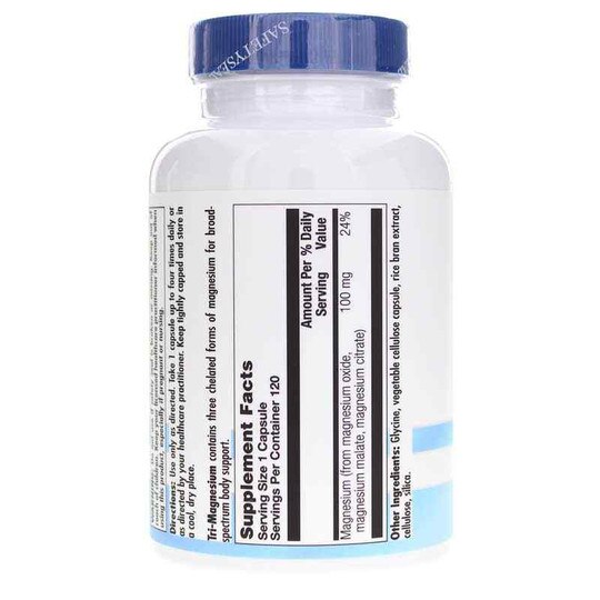 Tri-Magnesium, 120 Veg Capsules, NBG