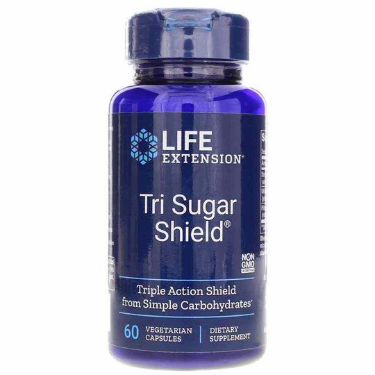 Tri Sugar Shield, 60 Veg Capsules, LFE