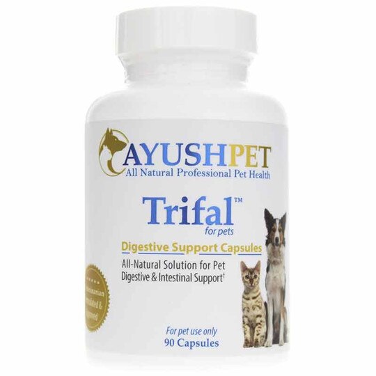 Trifal Digestive Support Capsules for Pets, 90 Capsules, AY