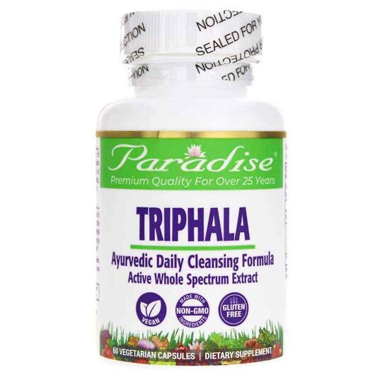 Triphala, 60 Veg Capsules, PHE