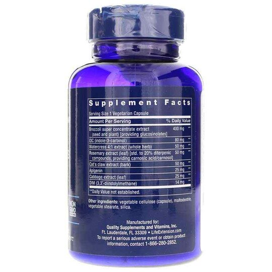 Triple Action Cruciferous Vegetable Extract, 60 Veg Cap, LFE