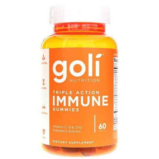 Triple Action Immune Gummies, 60 Gummies, GNI