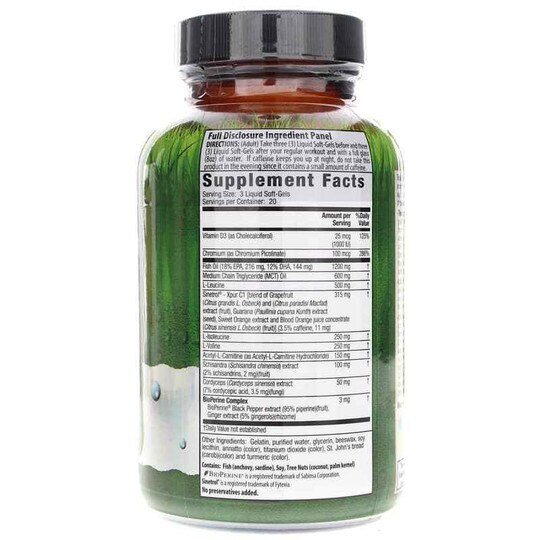 Triple Shredder Body-Shaper, 60 Liquid Softgels, IRN