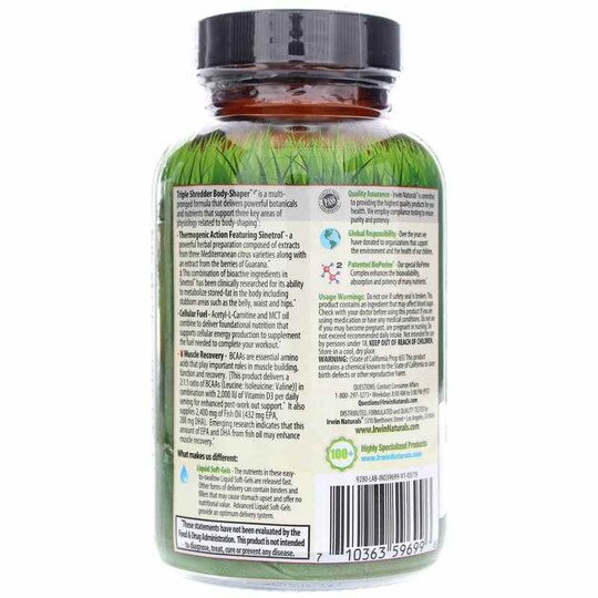 Triple Shredder Body-Shaper, 60 Liquid Softgels, IRN