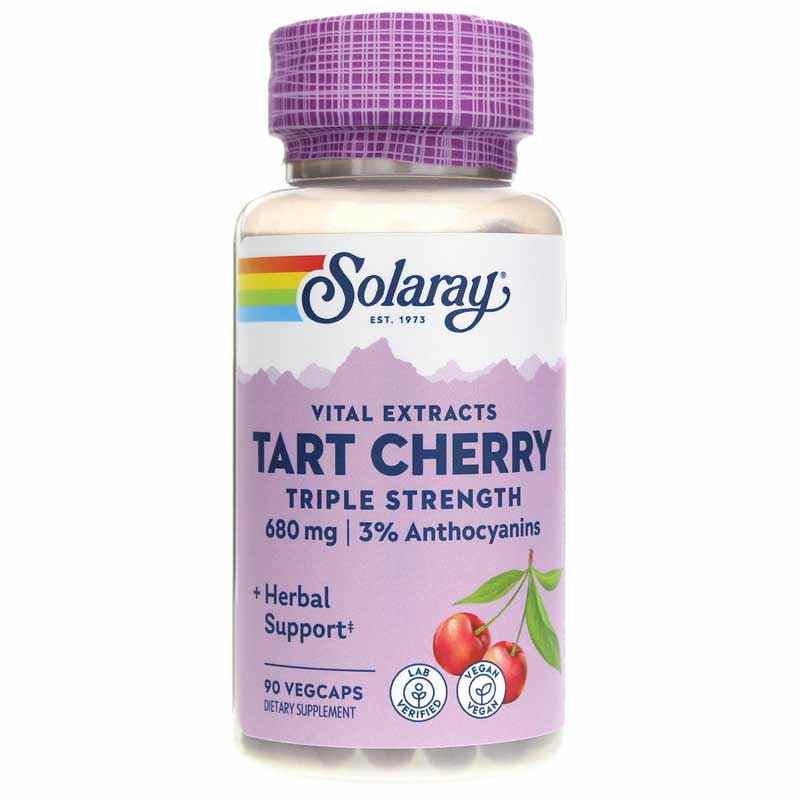Triple Strength Tart Cherry Fruit Extract, Solaray