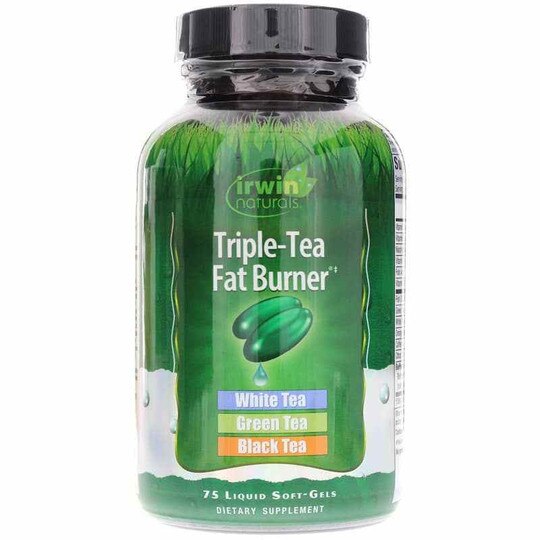 Triple-Tea Fat Burner, 75 Liquid Softgels, IRN