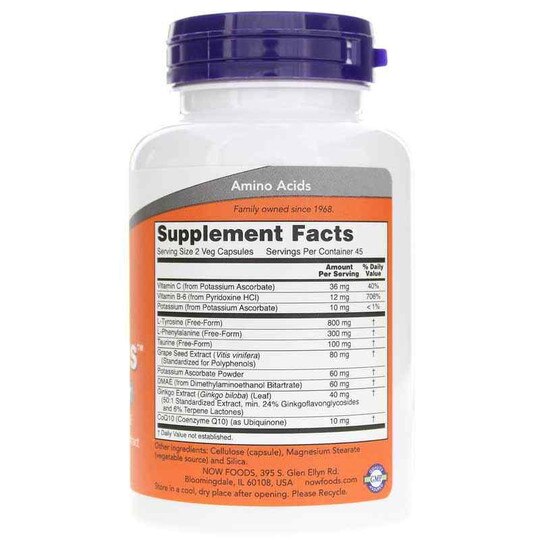 True Focus, 90 Veg Capsules, NOW