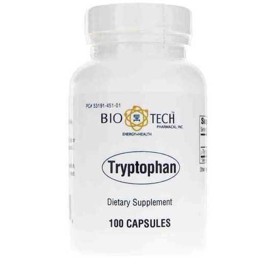 Tryptophan, 100 Capsules, BTP