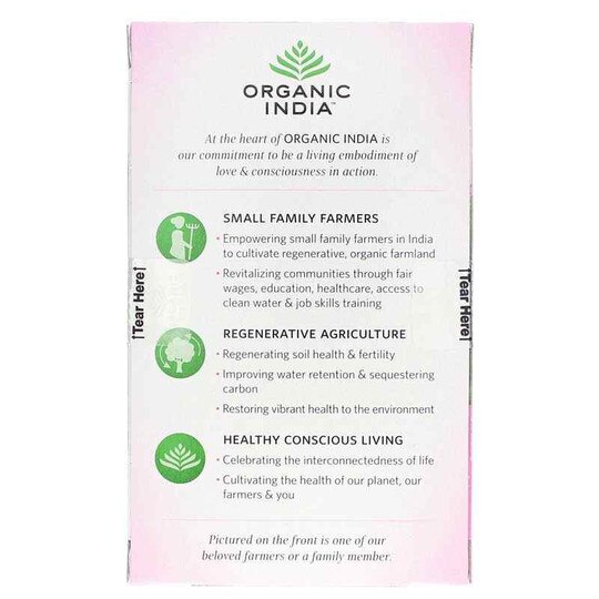 Tulsi Sweet Rose Organic Tea, 18 Tea Bags, OGI