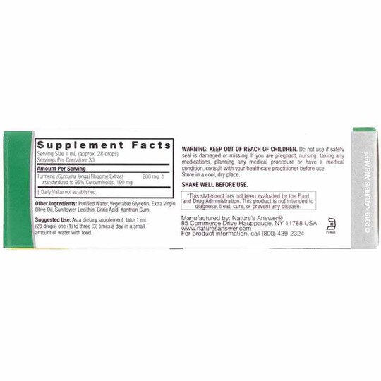 Turmeric-3 Extract Alcohol-Free, 1 Oz, NAN