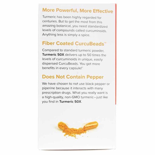 Turmeric 50X, 60 Capsules, TNT