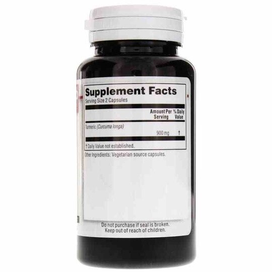 Turmeric, 100 Veg Capsules, KRH